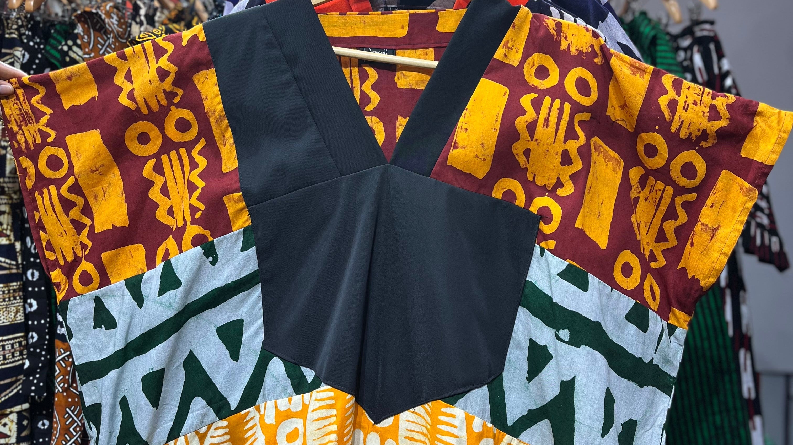 Make Kitenge great again:African Batik shift dress