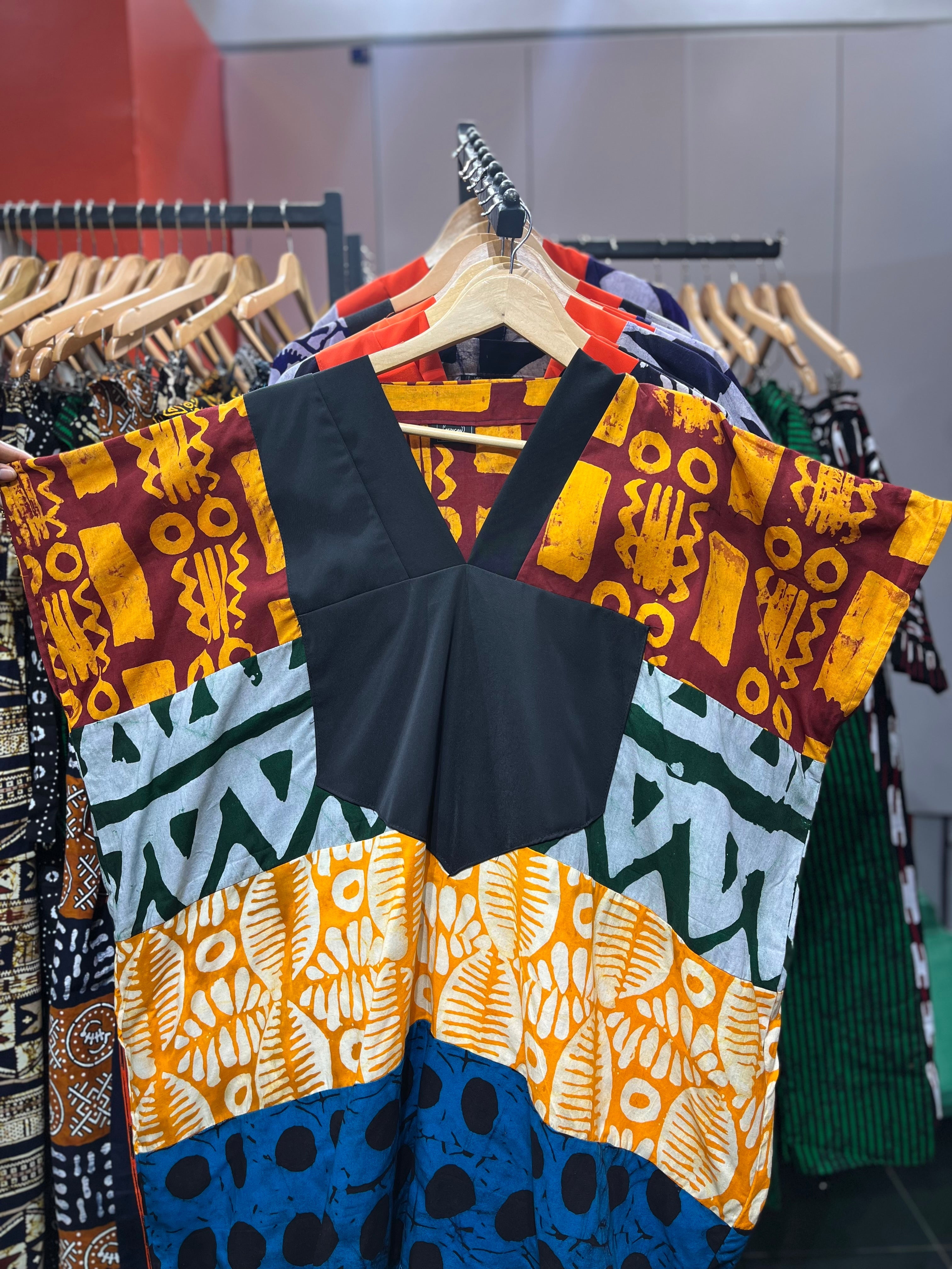 Make Kitenge great again:African Batik shift dress