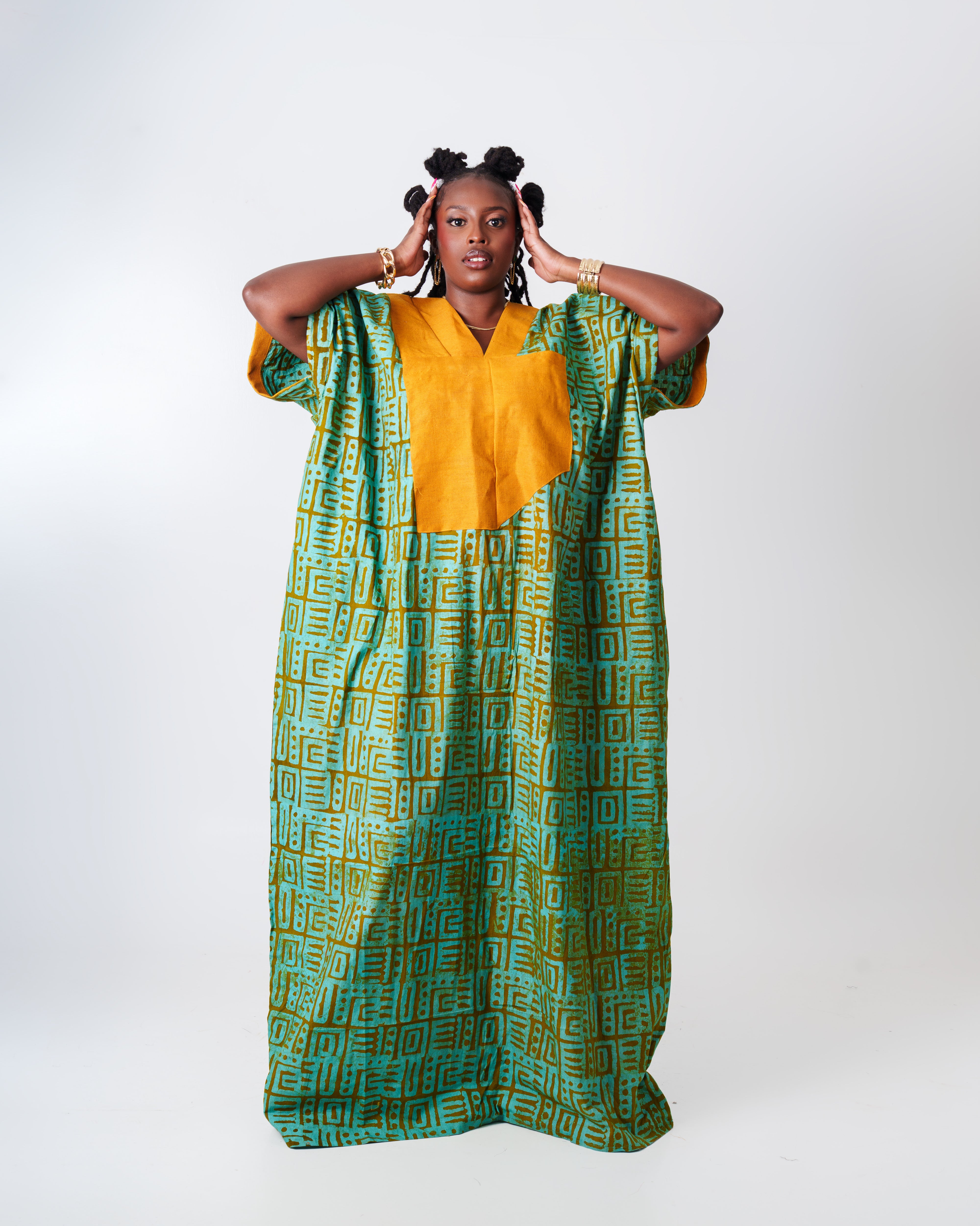 Batik Aso Oke Boubou – African Inspired